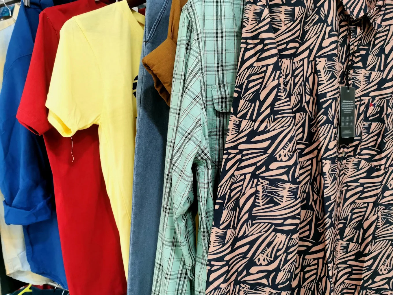 Men's clothing section